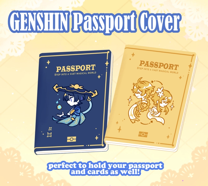 V1 Genshin Passport Covers✦ Genshin Impact