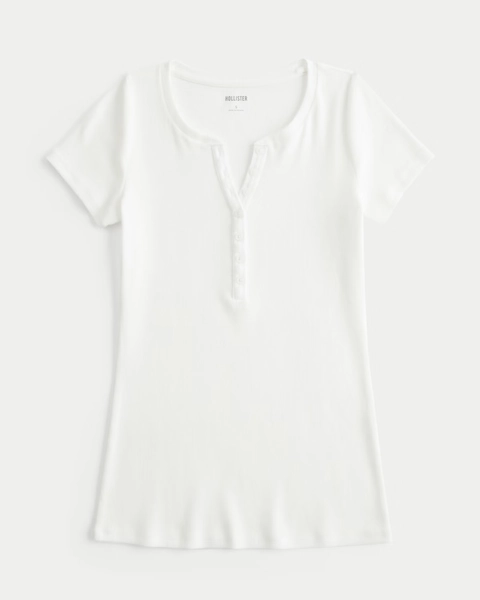 Short-Sleeve Henley
