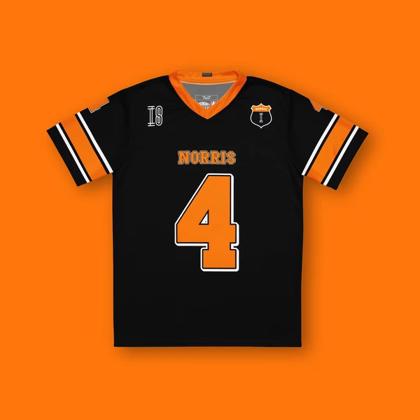 Lando Norris Mclaren F1 Football Jersey: Papaya Orange Racing Shirt - Etsy.de
