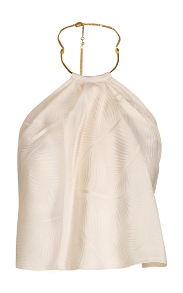 The Root Jacquard Halter Top