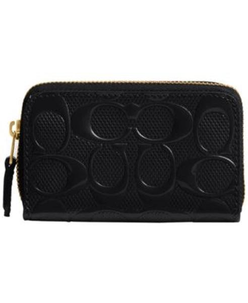 Boxed Essential Patent Signature Zip Around Card Case