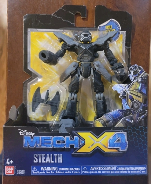 Rare In Box Bandai Disney Mech-X4 Stealth Action Figure