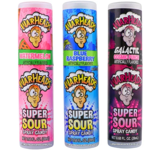 Impact Confections Warheads Super Sour Spray Candy