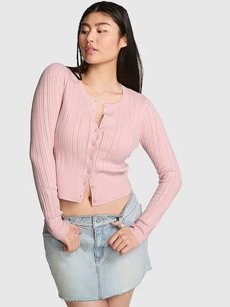 Victoria's Secret PINK Button-Down Knit Cardigan