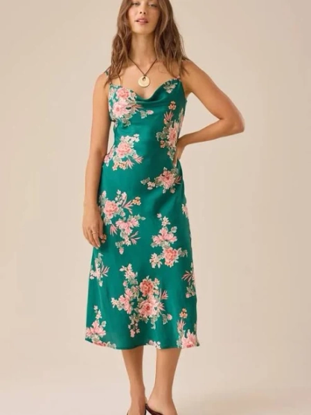 Altar'd State Ashlee Floral Slip Dress