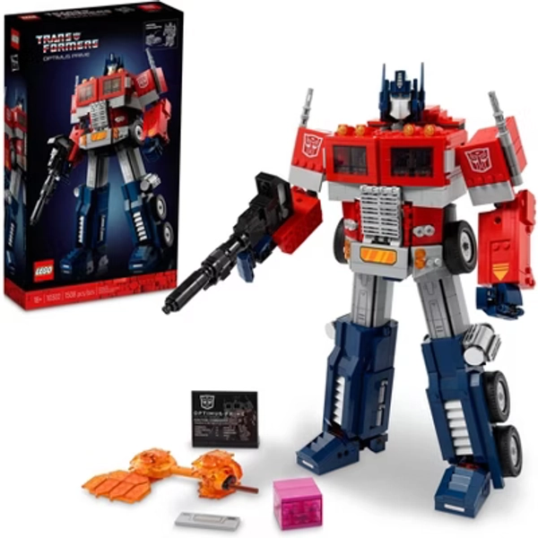 LEGO Icons Optimus Prime, Transformers Robot Model Set 10302