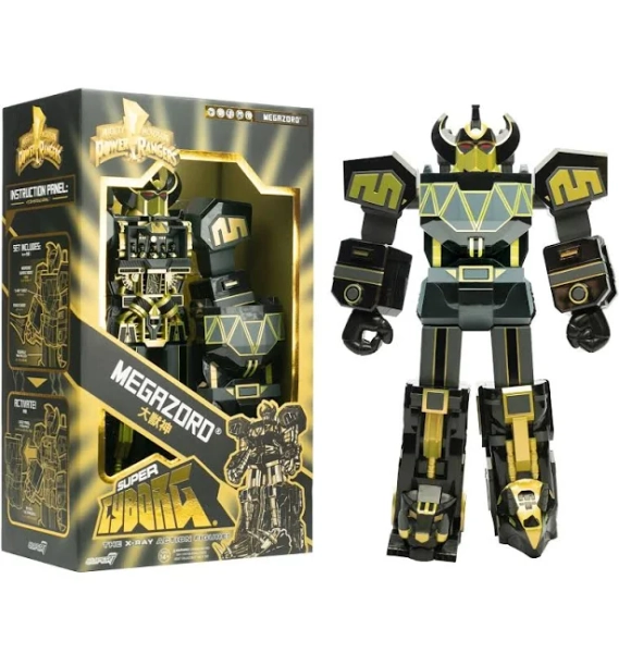 Mighty Morphin Power Rangers Super Cyborg Megazord Action Figure