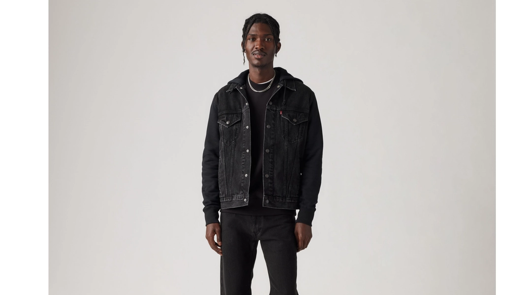 Hybrid Hoodie Trucker Jacket
