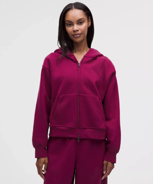 Women's Steady State SuperLoft Full Zip Hoodie - Raspberry Rave - XL