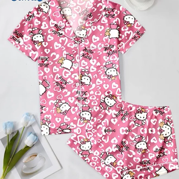 Sanrio Girls Silk Pajama Set