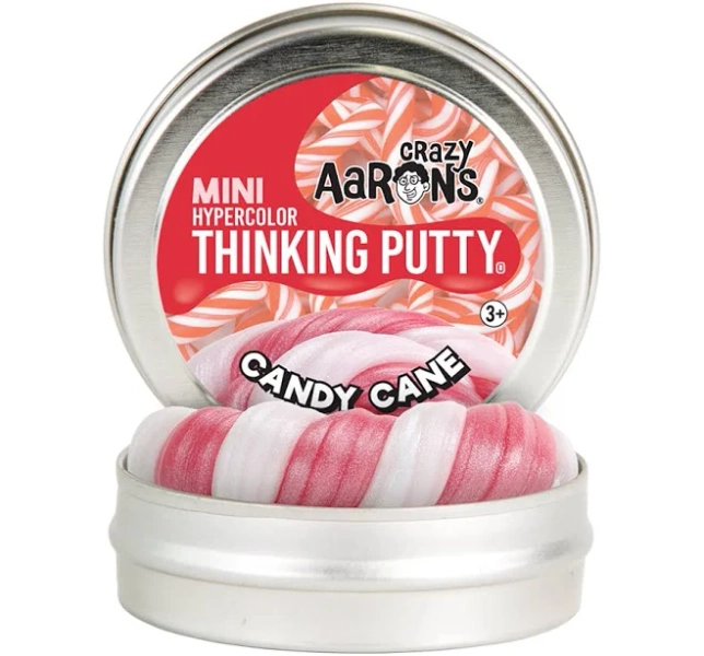 Crazy Aaron's Thinking Putty Mini Candy Cane