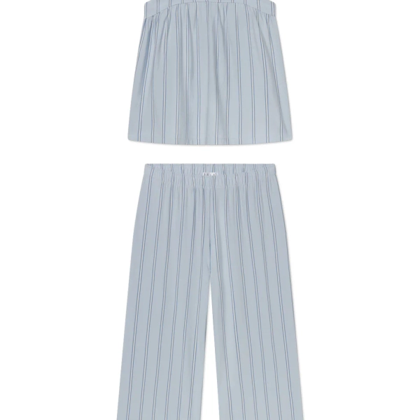 DreamModal™ Daydream Pants Set in Fog Beacon Stripe — XXS