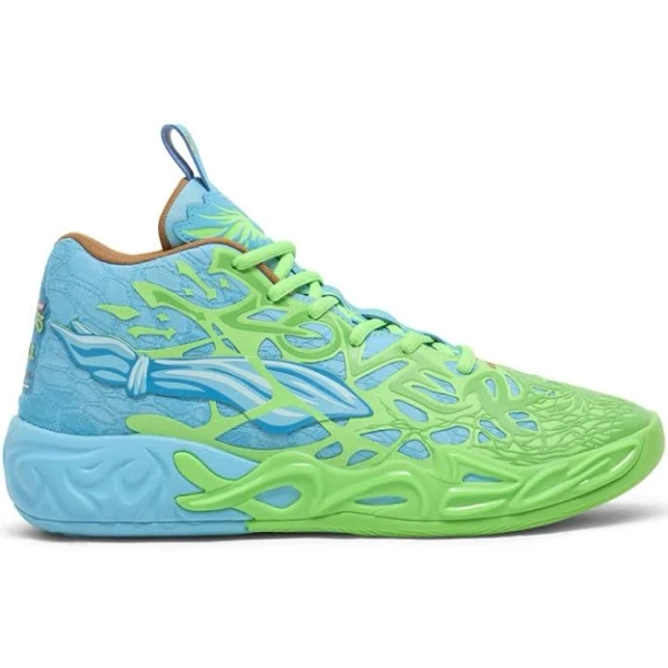 Puma Mb.04 Teenage Mutant Ninja Turtles Basketball Mens Green Sneakers