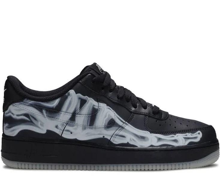 Nike Air Force 1 '07 QS 'Black Skeleton Men's
