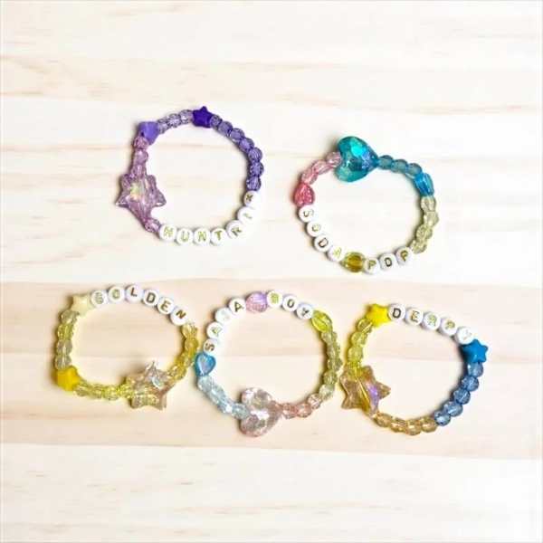 Demon Hunter Stretchy Friendship Bracelets for Boys