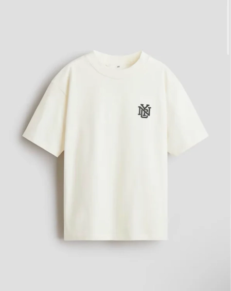 Loose-Fit Printed T-Shirt - NYC/cream