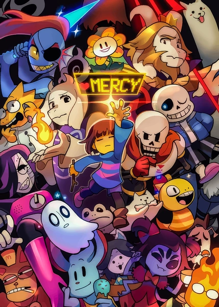 'Undertale' Poster, picture, metal print, paint by nadifaarin | Displate