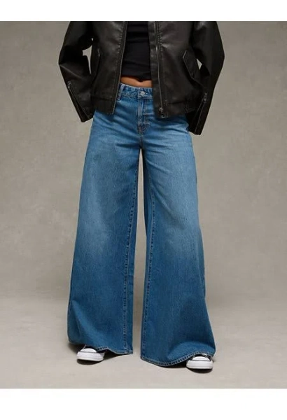 AE Women's Baggy A-Line Fit Jeans