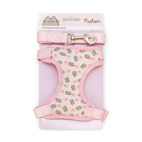 Pusheen Pink Cake Cat Harness & Leash