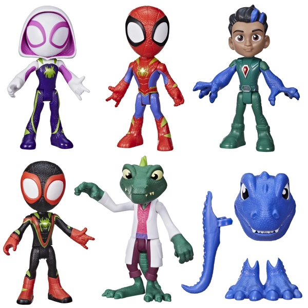 Marvel Spidey and His Amazing Friends, Dino Heroes & Lizard Action Figures Set - Walmart.com