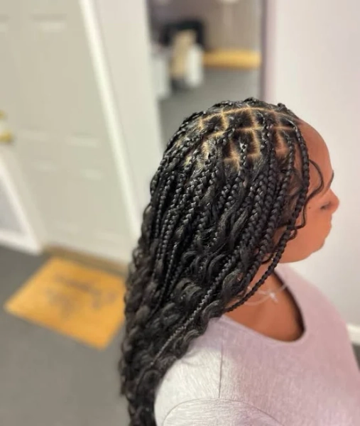 Boho Knotless Box Braid