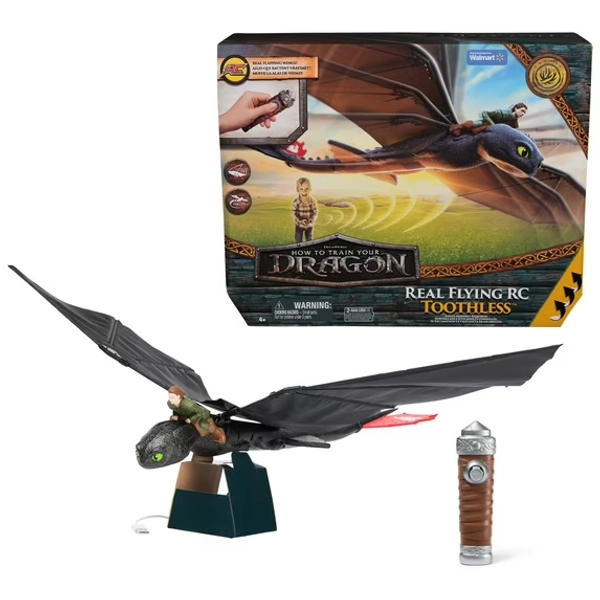 Dreamworks Dragons, How to Train Your Dragon, Remote Control Flying Toothless Toy, Walmart Exclusive