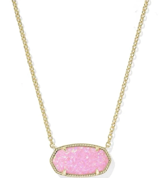 Kendra Scott Elisa Statement Short Pendant Necklace Gold