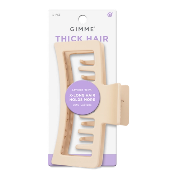Extra Large Double Teeth Claw Clip For Thick Hair - Blonde