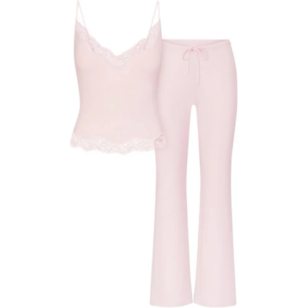 Skims Sleep Women's Lace Cami Top And Pant Set