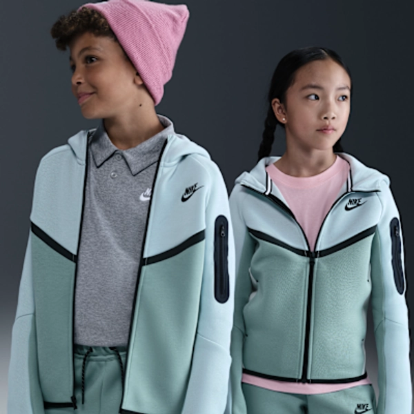 Nike Sportswear Tech Fleece Big Kids' Full-Zip Hoodie