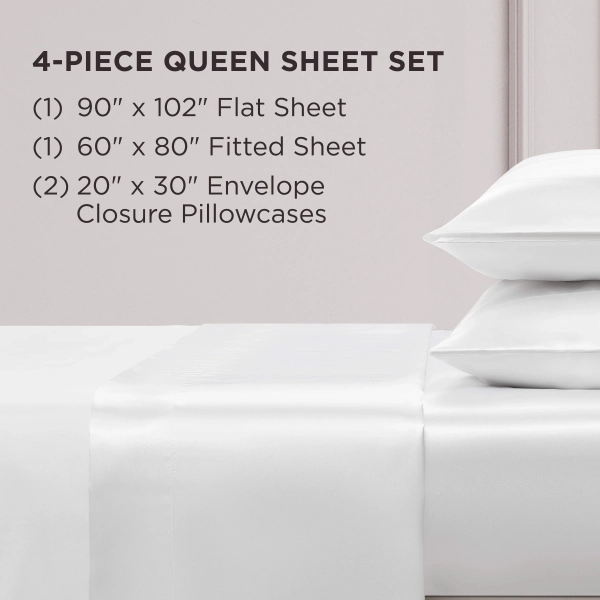 Juicy Couture Silky Satin Sheet Set