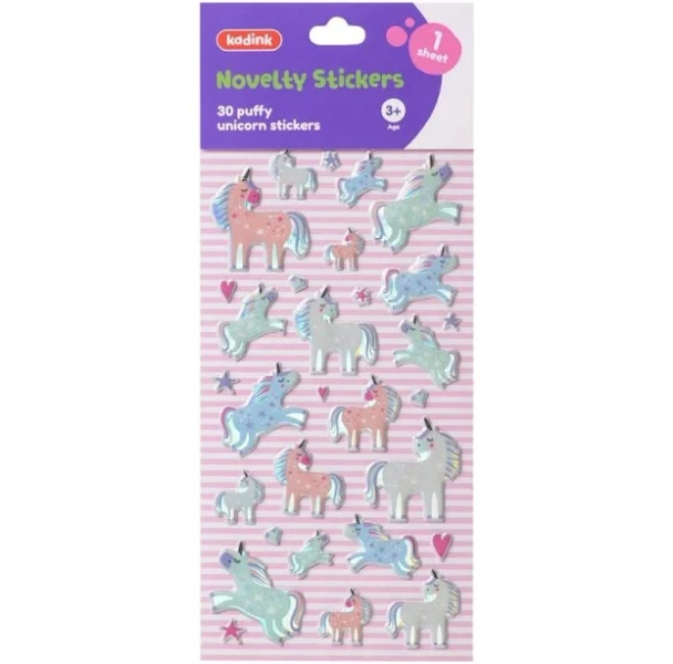 Kadink Unicorn Puffy Stickers