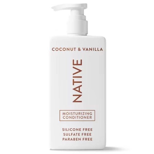 Native Coconut & Vanilla Moisturizing Vegan Conditioner, Clean, Sulfate, Paraben and Silicone Free - 16.5 fl oz