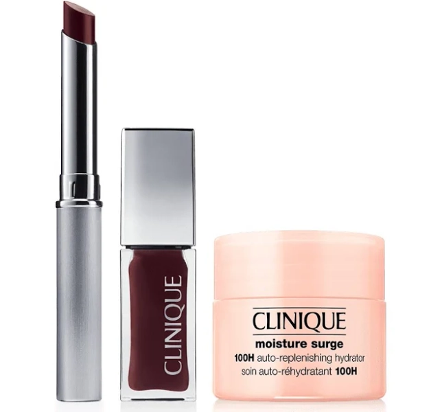 Clinique Black Honey Lip Bundle with Moisture Surge 100H Mini
