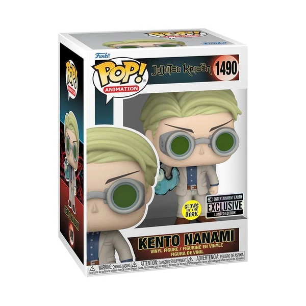 Funko POP! Animation: Jujutsu Kaisen - Kento Nanami (GiTD) (Entertainment Earth) (Damaged Box) #1490