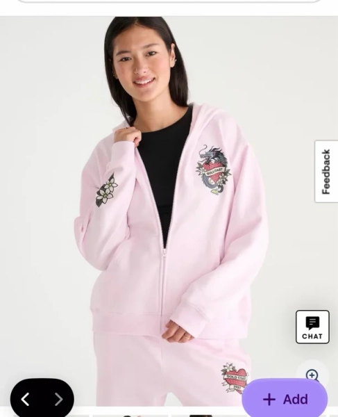 Déjà For Aero Gold Coast Dragon Oversized Full-Zip Hoodie