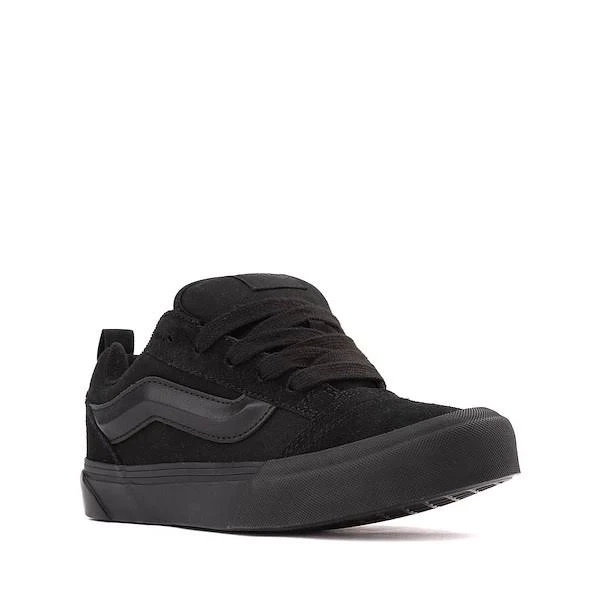 Vans Knu Skool Skate Shoe - Big Kid - Black Monochrome - Size 4.5