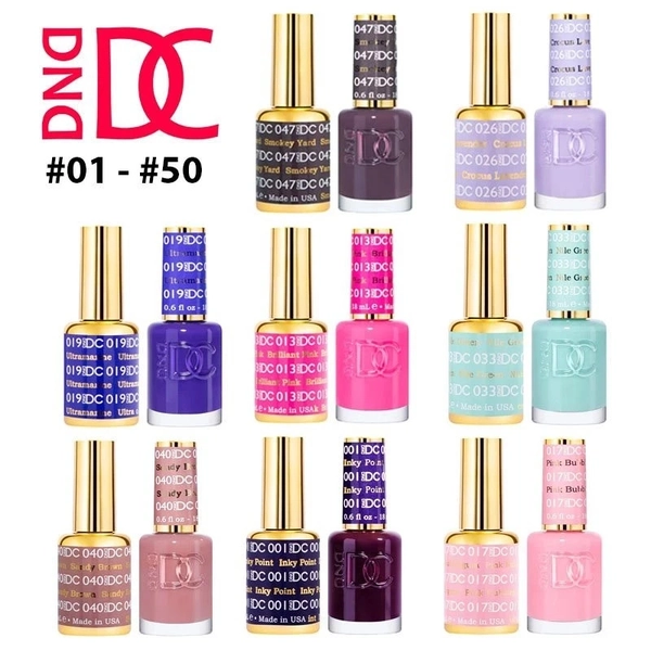 DND DC Matching Nail Polish  &amp; Gel Polish Set Duo #01 - #50