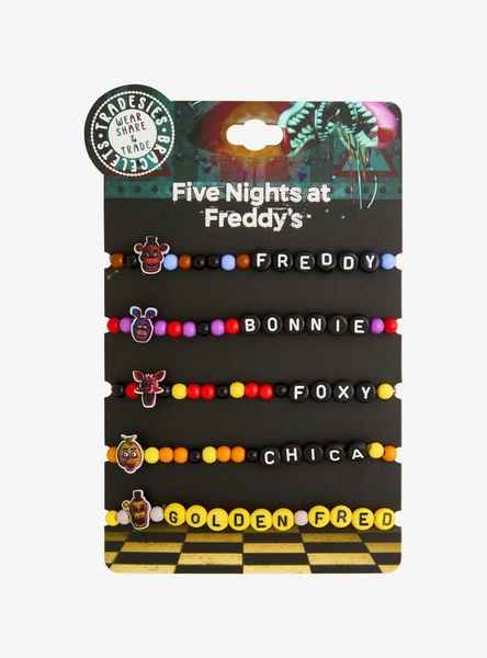 Five Nights At Freddy's Bead Bracelet Set