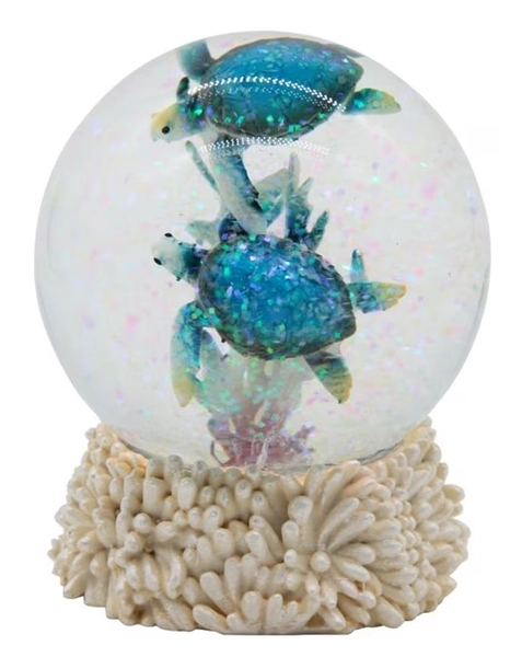 Ain't It Nice Sea Turtle Snow Globe Ocean Life Beach Themed Gift Decor Figurine, 4.5x3.5 inches - Walmart.com