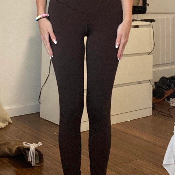 Black Aerie Ribbed Flare Pants! These are so... | Depop