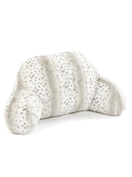 Downland Snow Leopard Grey Cuddle Cushion