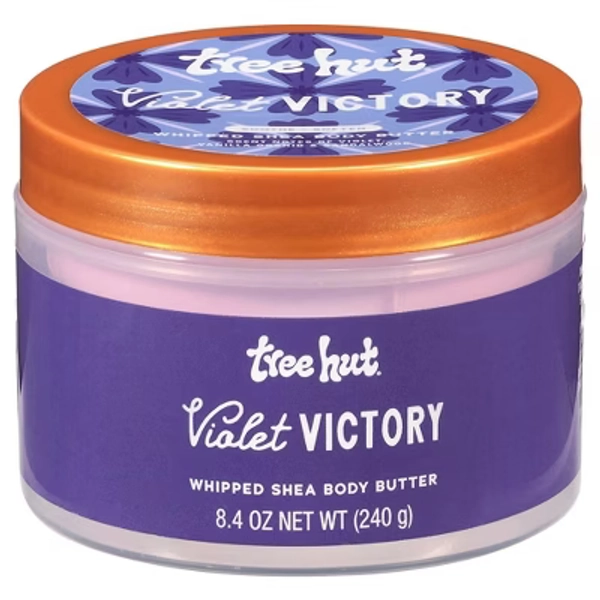 Tree Hut Body Butter - Violet Victory - 8.4oz: Moisturizing, Whole Body, Shea Butter, Paraben-Free