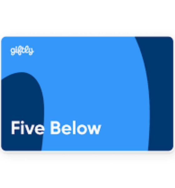 Five Below Gift Card