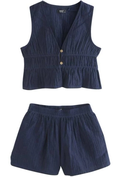 Girls NEXT Sleeveless Top Vest & Shorts Set
