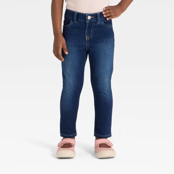 Toddler Girls' Jeggings - Cat & Jack™ Dark Wash 3T