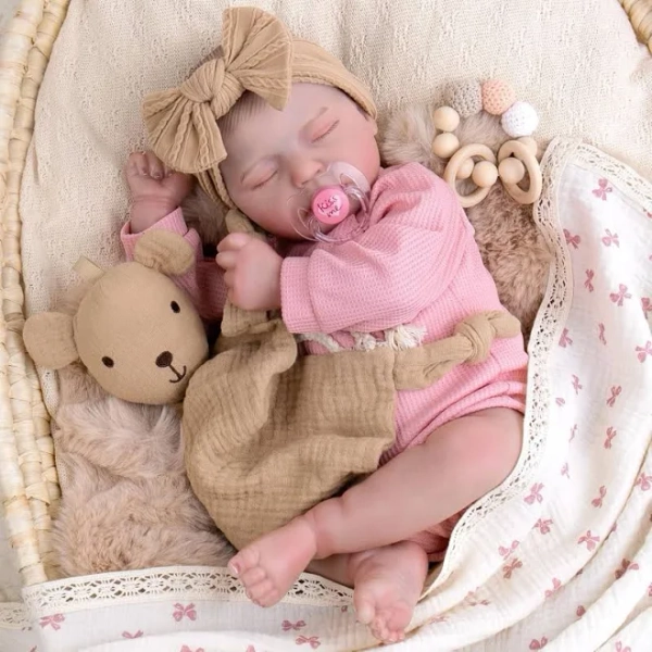 Reborn Baby Dolls Realistic - 20-inch Lifelike Newborn Sleeping Girl