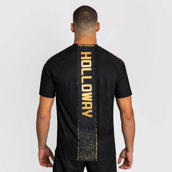 Men's UFC Zenith by Venum Black/Gold Max Holloway Authentic Fight Night Champion Walkout Jersey