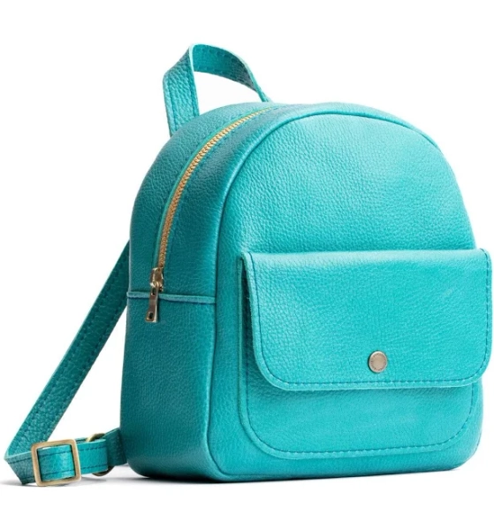 Portland Leather Snap Mini Backpack