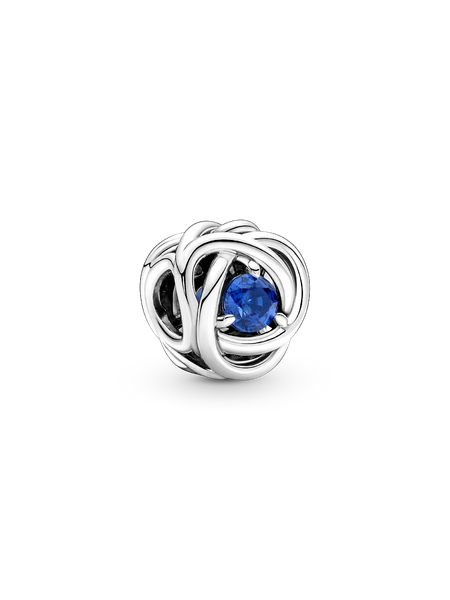 September Birthstone Eternity Circle Charm